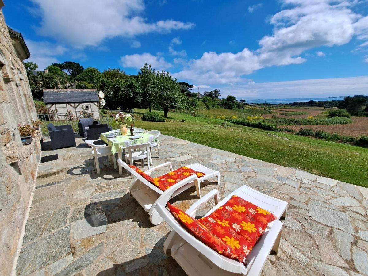 Breton Granite Stone House With Fantastic Sea Views Villa Saint-Pol-de-Léon Dış mekan fotoğraf